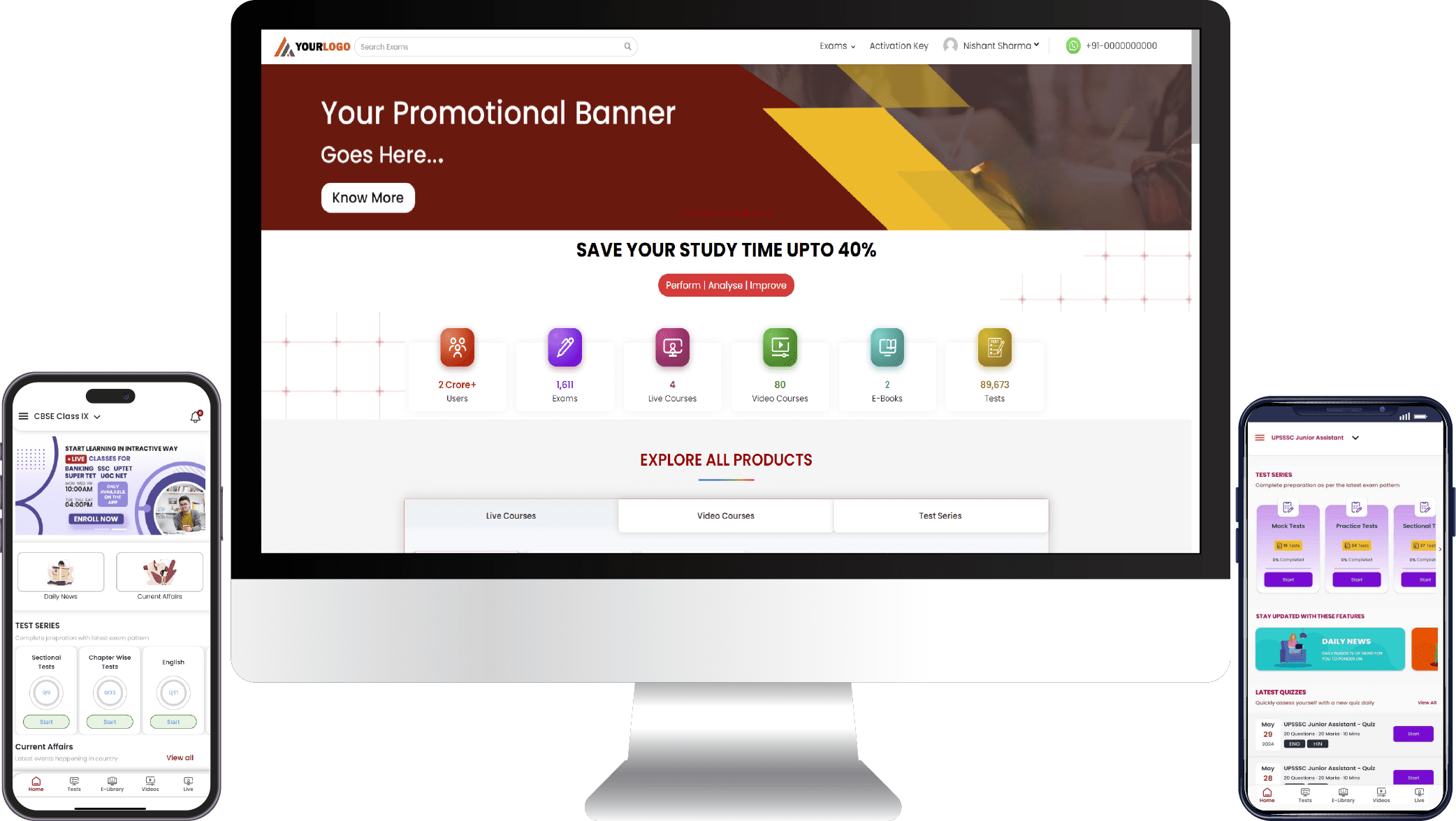 Arunodaya Classes single feature